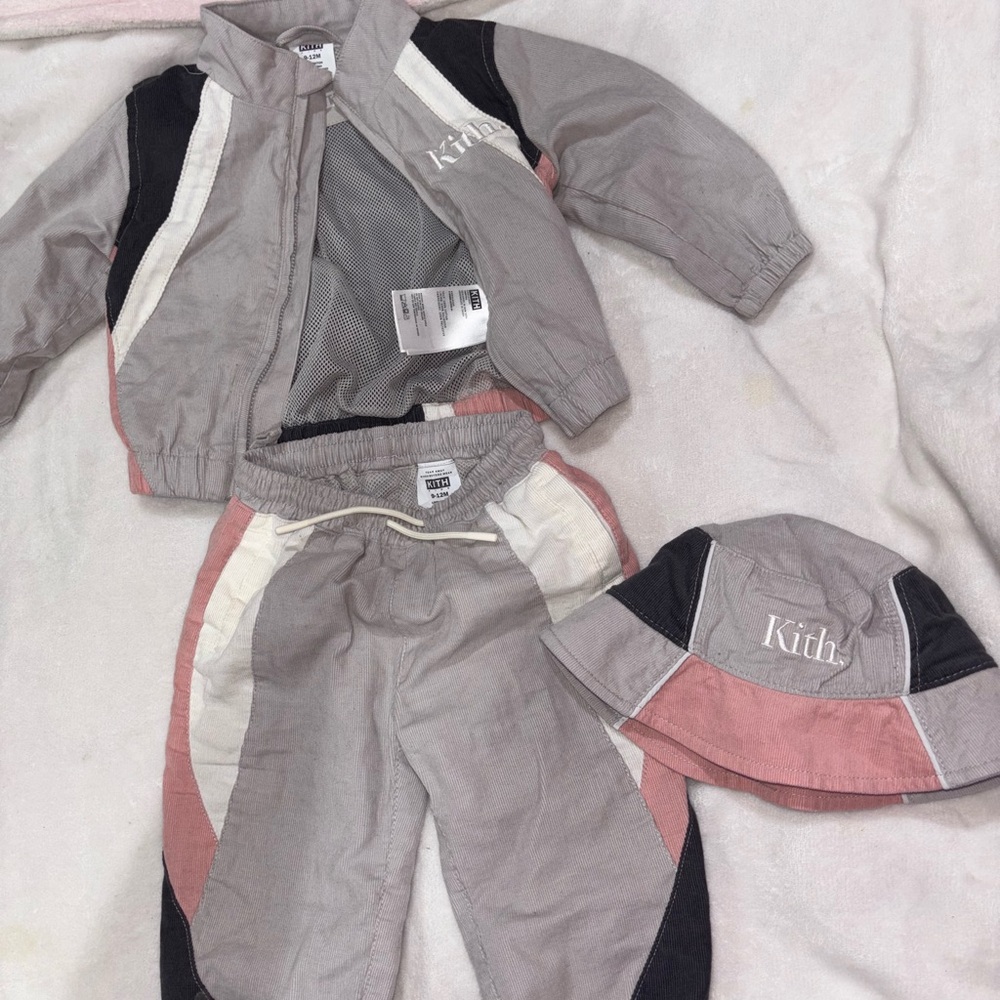Kith Kids Tracksuit and Bucket Hat Set